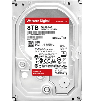 Disco duro mecánico WD Red 8TB WD80EFAX
