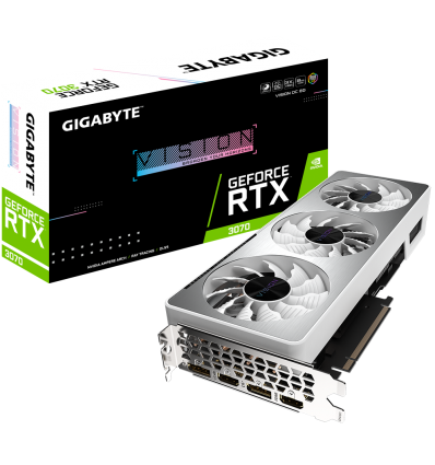 Tarjeta gráfica GIGABYTE RTX 3070 Vision OC 8GB