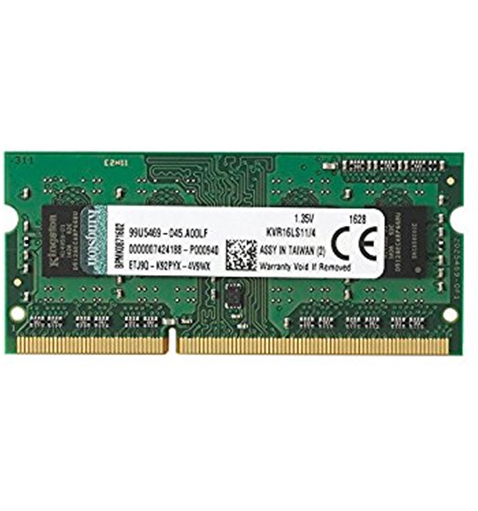 Kingston 4GB DDR3 Sodimm - Memoria RAM