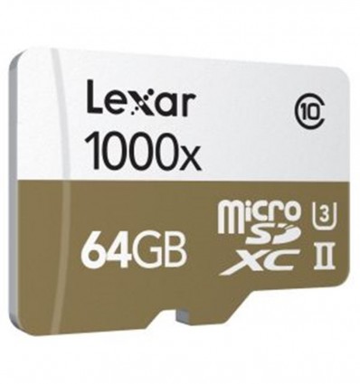 MEMORIA MICRO SD LEXAR 64GB UHS-II Y READER U3