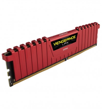 MEMORIA CORSAIR 8GB DDR4 2666 VENGEANCE ROJA