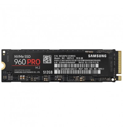 DISCO SSD SAMSUNG 512GB 960 pro M.2 MZ-V6P512BW