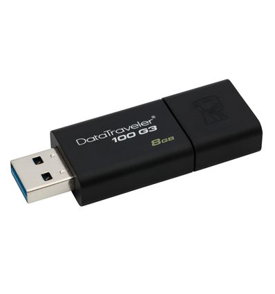 MEMORIA PENDRIVE KINGSTON 8GB DT100/G3 USB 3.0 - DT100G3-8GB
