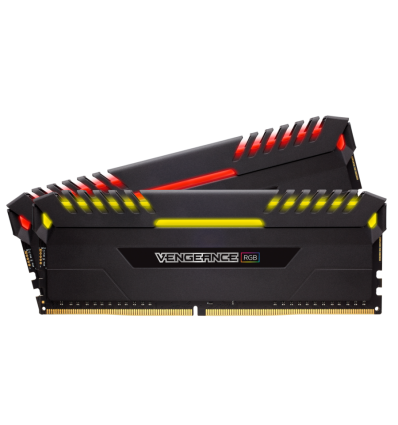 MEMORIA CORSAIR 32GB DDR4 3200 (2*16) RGB LED NEGR